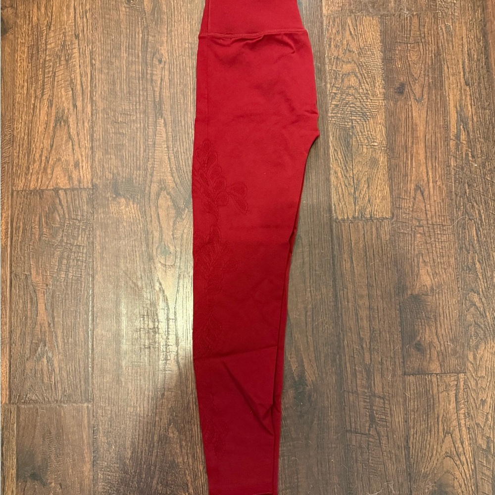 Fabletics SculptKnit Deep Red Fabric